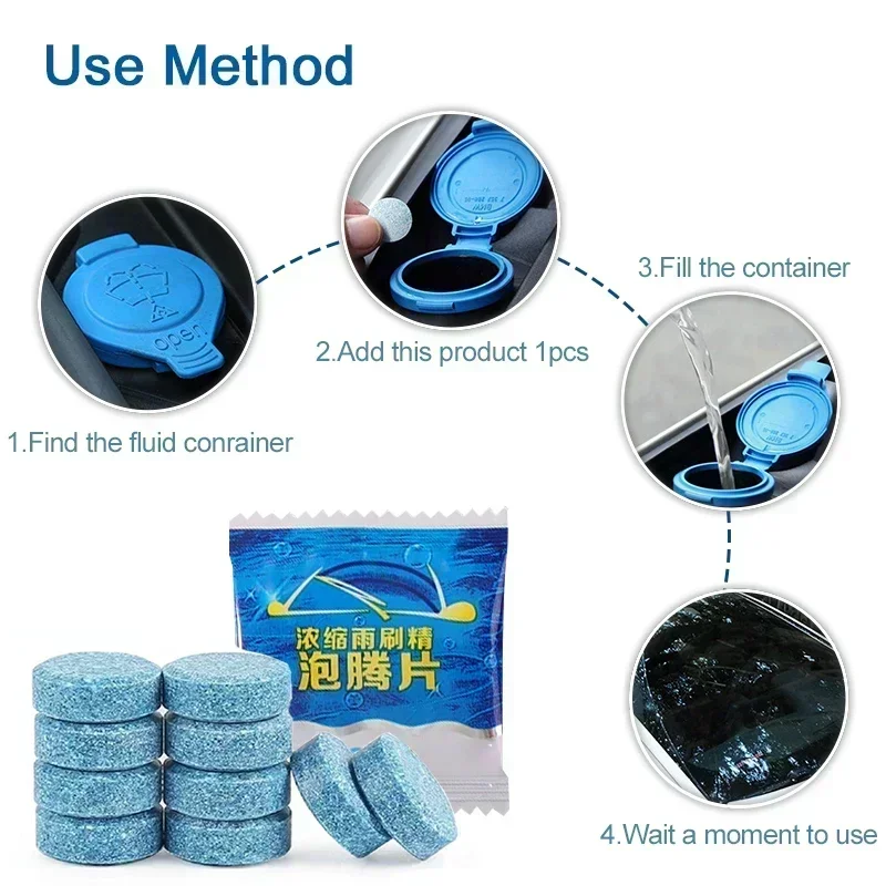 2/100 PCS Nettoyant pour pare- - Tablet Car Accessories avis et prix