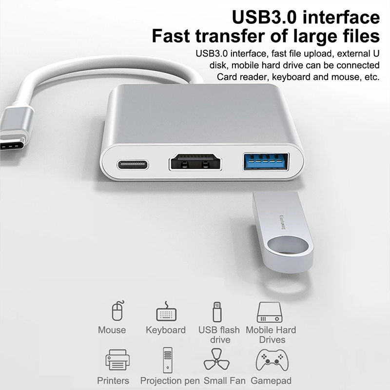 Hub USB Type C 3 en 1 vers HDM - Tablet Accessories For Samsung avis et prix