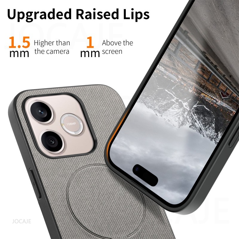 Étui magnétique en cuir textur - Magnetic Case Smart avis et prix